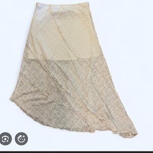 Ultra Flirt Cream Lace skirt